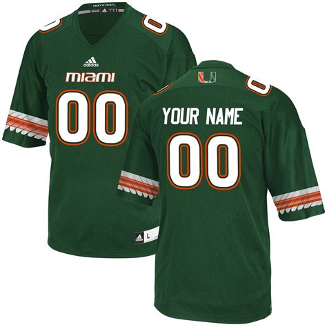 miami hurricanes green adidas replica jersey|adidas Men's Miami Hurricanes Dark Green Replica Baseball Jersey.